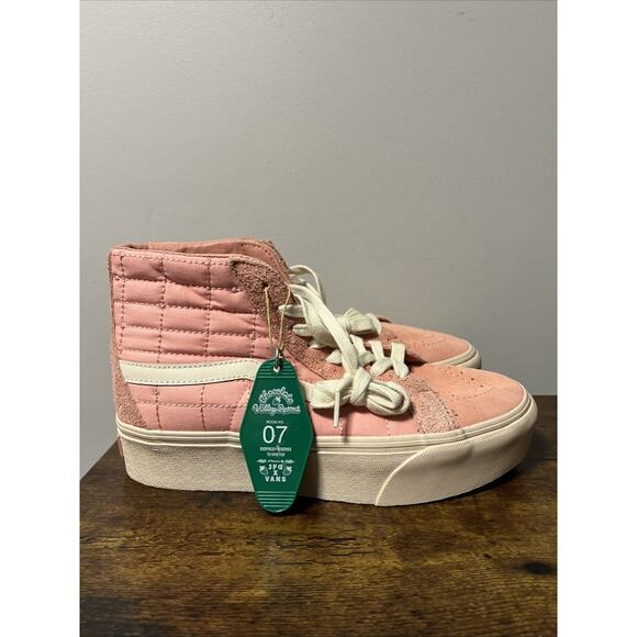 Vans Other - Size 9.5 JFG x VANS Sk8-Hi Reissue Platform LX Joe Freshgoods High Coral Almond